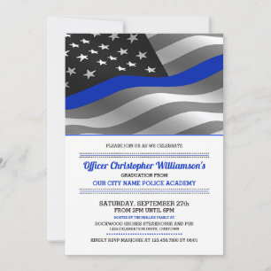 Convite Festa de formatura da Academia de Polícia