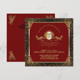 Convite Festa de formatura da Escola de Enfermagem  Cerim