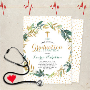 Convite Festa de formatura da Escola de Enfermagem Greener