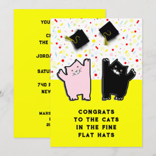 Convite festa de formatura da escola veterinária