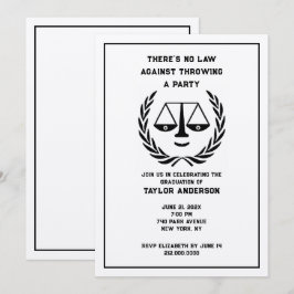 Convite Festa de formatura da Faculdade de Direito