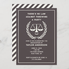 Convite Festa de formatura da Faculdade de Direito