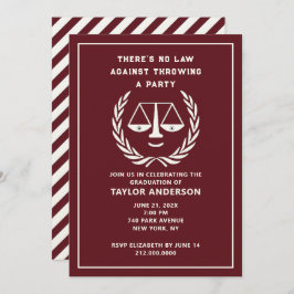 Convite Festa de formatura da Faculdade de Direito