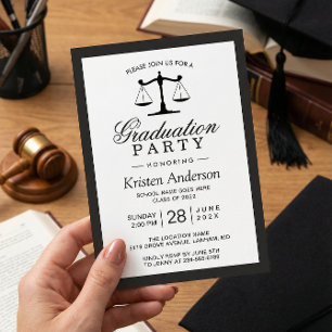 Convite Festa de Formatura da Faculdade de Direito Balança