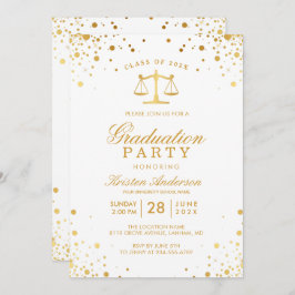 Convite Festa de formatura da Faculdade de Direito do Conf