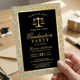 Convite Festa de formatura da Faculdade de Direito em Esca