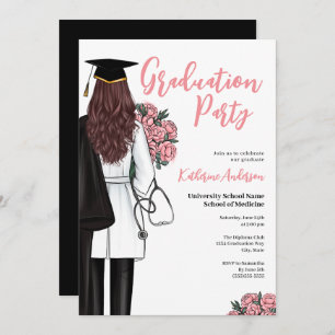 Convite Festa de formatura da Faculdade de Medicina femini