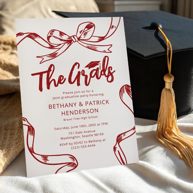 Convite Festa de formatura da junta do Arco Vermelho Doodl (Criador carregado)