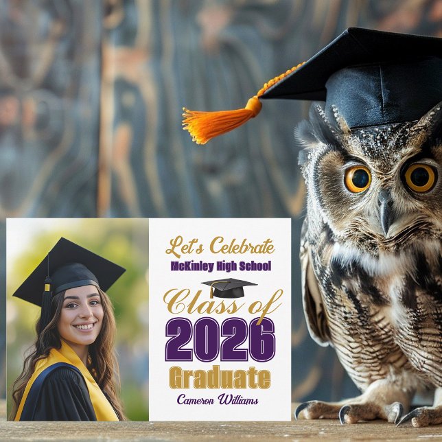 Convite Festa de Formatura da Turma de 2026 com Foto da Cl (Criador carregado)