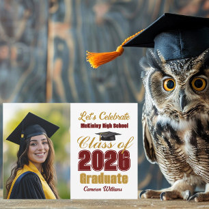 Convite Festa de Formatura da Turma de 2026 com Foto em Do