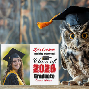 Convite Festa de Formatura da Turma Vermelha de 2026