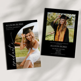 Convite Festa de formatura de Arch de Fotografia Minimalis