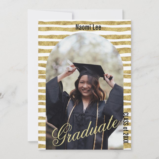 Convite Festa de formatura de Detalhes Personalizados do A (Frente)