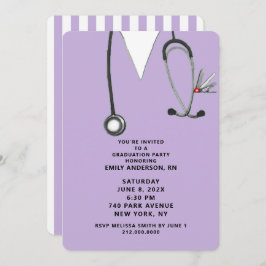 Convite Festa de formatura de Enfermeiro Creative