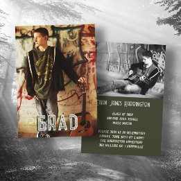 Convite Festa de formatura de Filhos de Foto Duplos