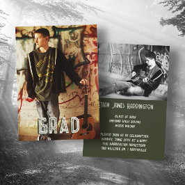 Convite Festa de formatura de Filhos de Foto Duplos