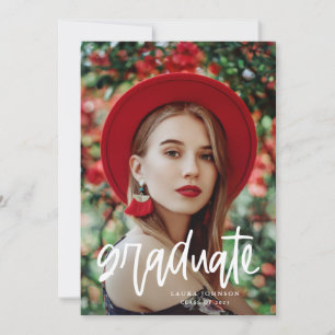 Convite Festa de formatura de Formando de Script Moderno