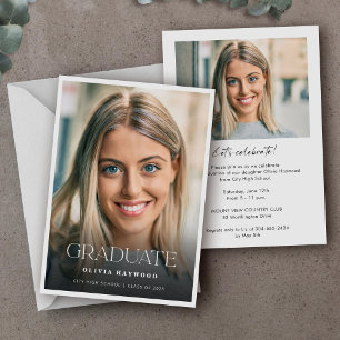Convite Festa de formatura de Foto Simples 2025