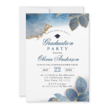 Festa de formatura de FOTOGRAFIA Azul ouro