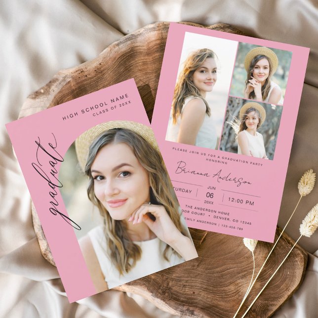 Convite Festa de formatura de Fotografia de Arch Minimalis (Criador carregado)