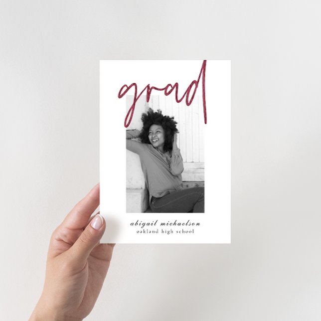 Convite Festa de formatura de Fotografia de Berry Moderno (Criador carregado)