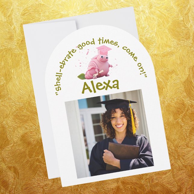 Convite Festa de formatura de Fotografia de Caracol Engraç (Criador carregado)