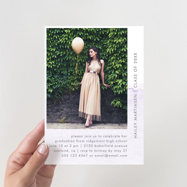 Convite Festa de formatura de Fotografia de Pastel One Dip (Criador carregado)