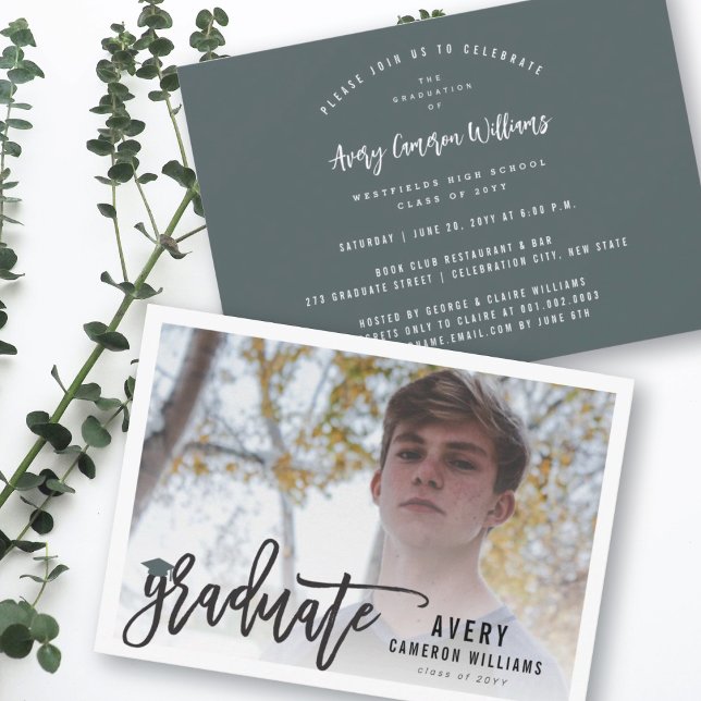 Convite Festa de formatura de Fotografia do Script de Pinc (Criador carregado)