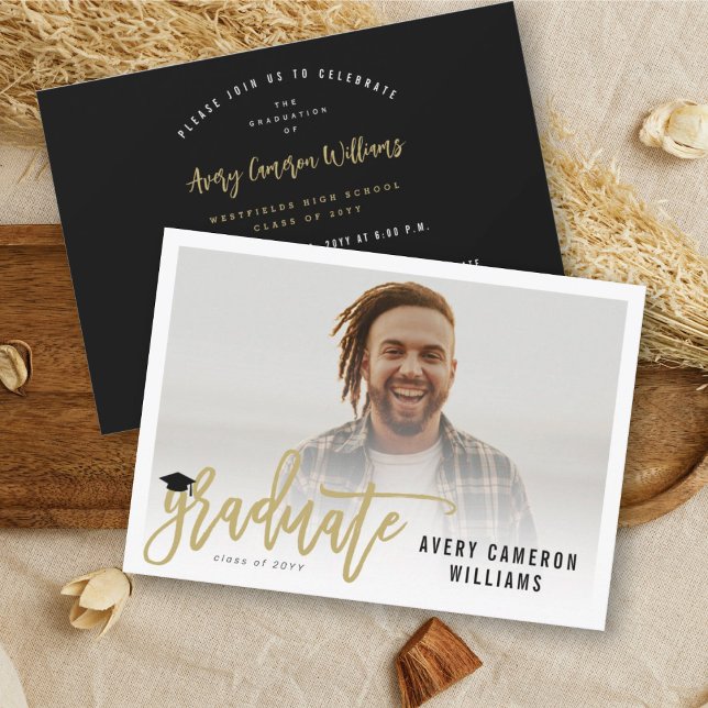 Convite Festa de formatura de Fotografia do Script de Pinc (Criador carregado)