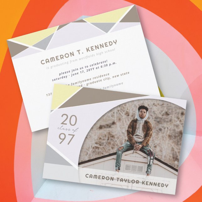 Convite Festa de formatura de Fotografias com Bloqueio Geo (Criador carregado)