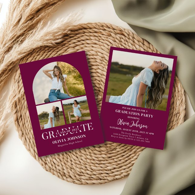 Convite Festa de formatura de Fotografias de Arch (Criador carregado)