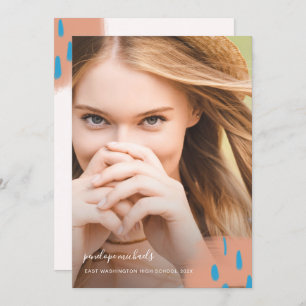 Convite Festa de formatura de Fotografias de Chic Peach