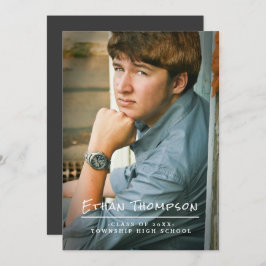 Convite Festa de formatura de Fotografias de Formando de C