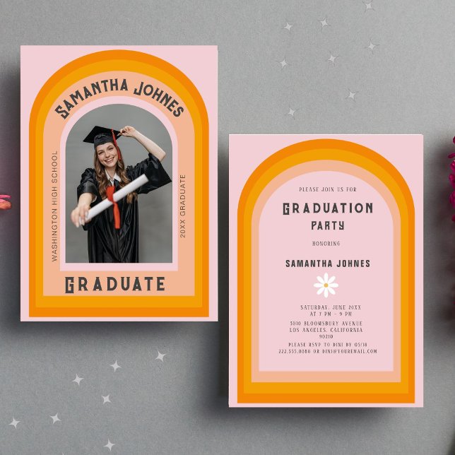 Convite Festa de formatura de Fotografias do Arco Arco Arc (Criador carregado)