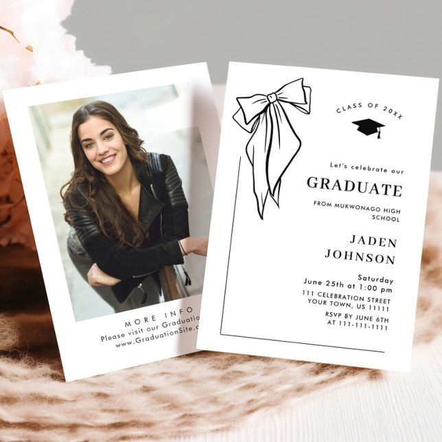 Convite Festa de formatura de FOTOGRAFIAS do Arco Preto Tr (Criador carregado)