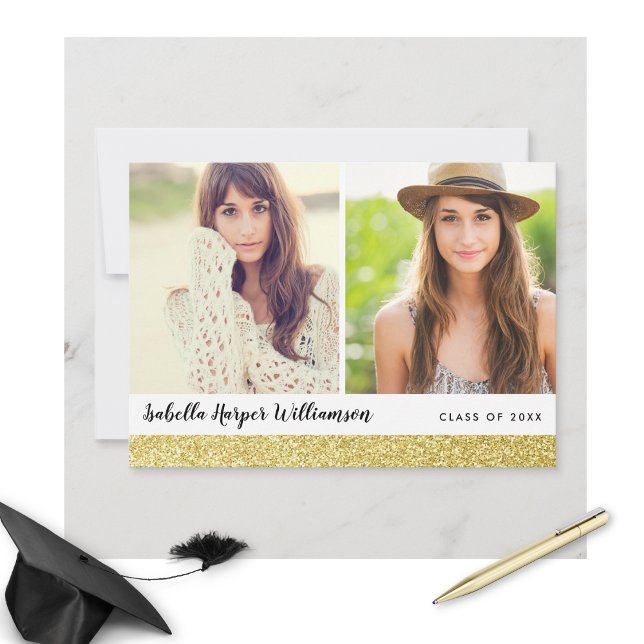 Convite Festa de formatura de Fotografias do Chic Sparkles (Criador carregado)