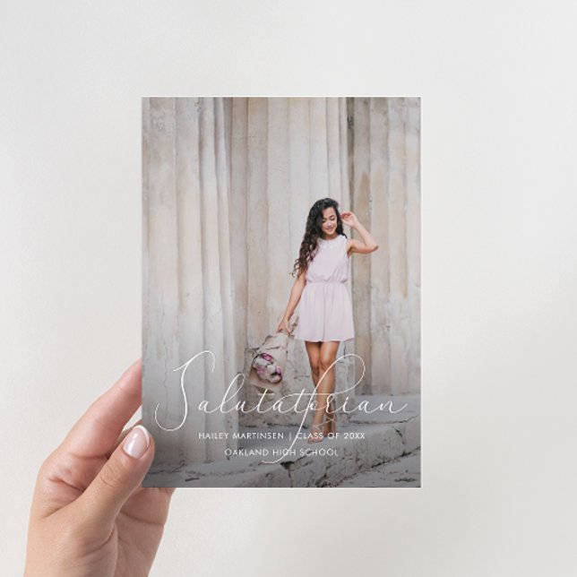 Convite Festa de formatura de Fotografias do Elegante Scri (Criador carregado)