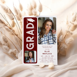 Convite Festa de formatura de Fotografias do Formando 2 Mo