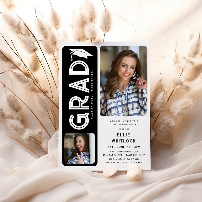 Convite Festa de formatura de Fotografias do Formando 2 Mo (Criador carregado)