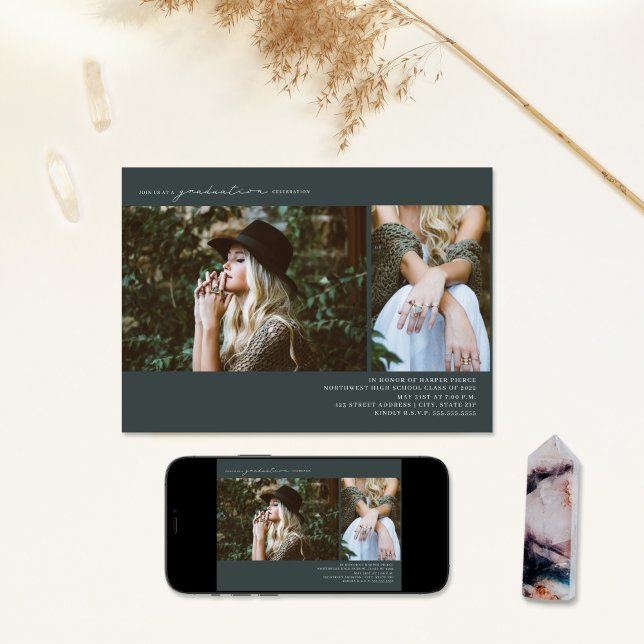 Convite Festa de formatura de Fotografias do Line Art 2 (Criador carregado)