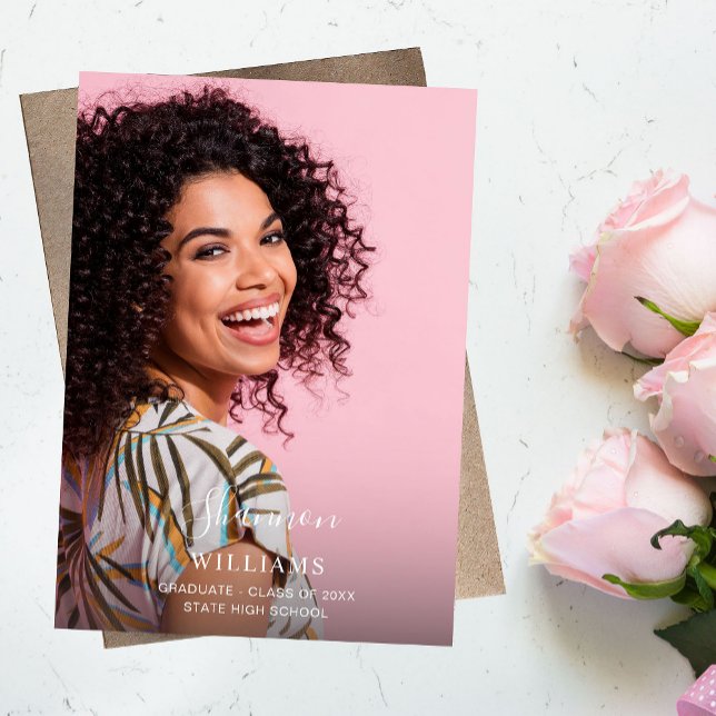 Convite Festa de formatura de Fotografias do Nome do Métod (Criador carregado)