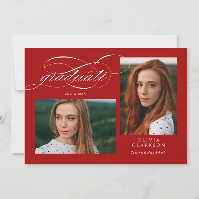 Convite Festa de formatura de Fotografias do Script 3 do R (Frente)