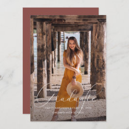 Convite Festa de formatura de Fotografias do Script Burgun