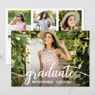 Convite Festa de formatura de Fotografias do Script de Cal