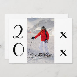 Convite Festa de formatura de Fotografias do Script Modern