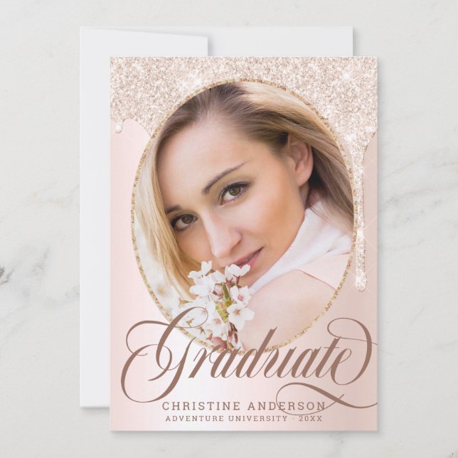 Convite Festa de formatura de Fotografias Luminosas Cinzen (Frente)