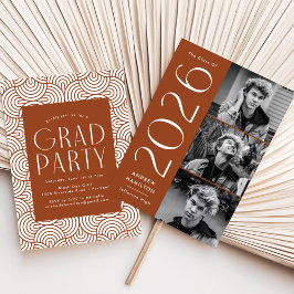 Convite Festa de formatura de Fotografias Moderno 2025 Rus