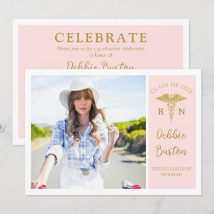 Convite Festa de formatura de Fotos da Escola de Enfermage