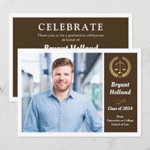 Convite Festa de formatura de Fotos da Faculdade de Direit