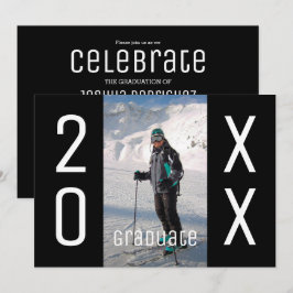 Convite Festa de formatura de fotos do Formando 2025 moder